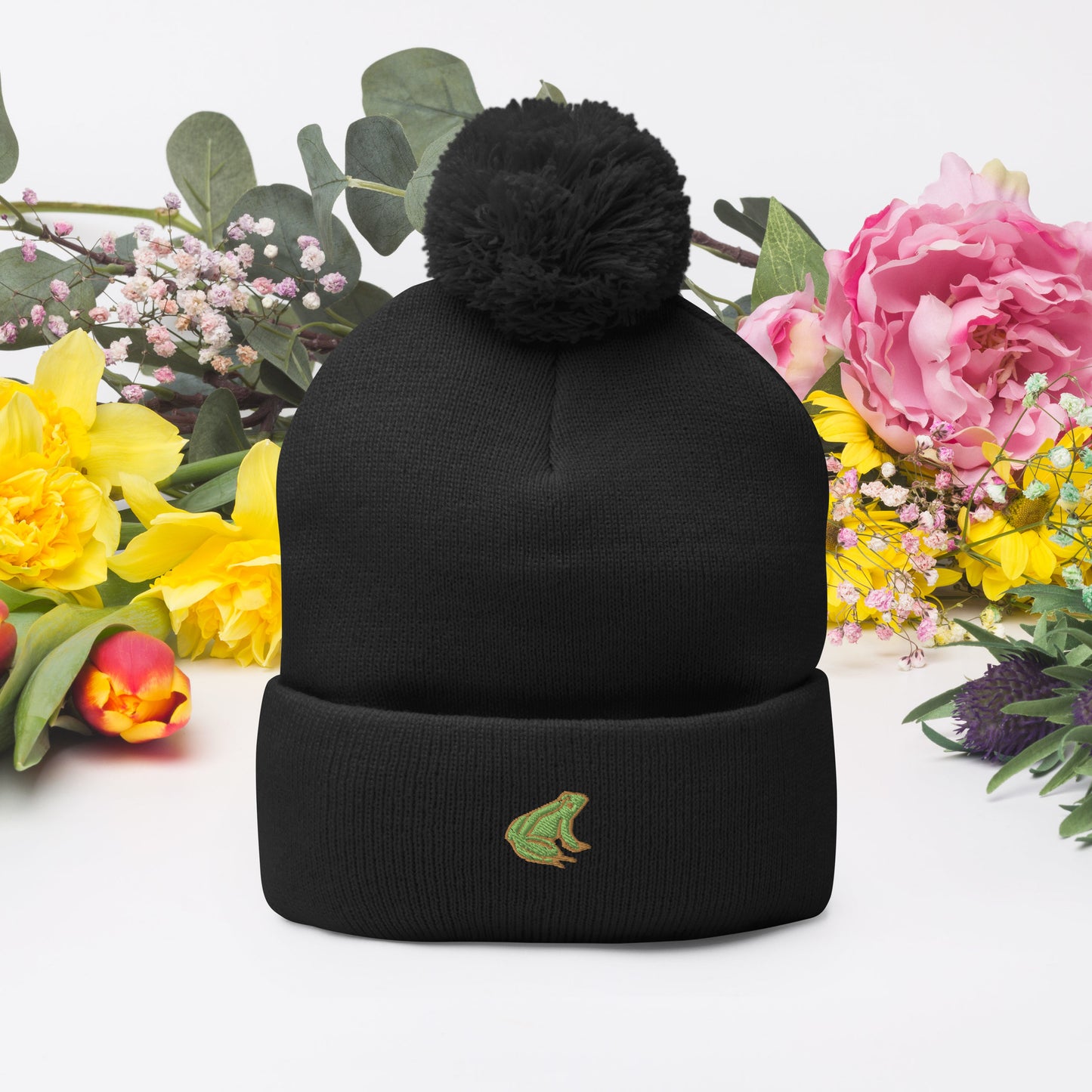 Pom-Pom Beanie - BAB FROG INC
