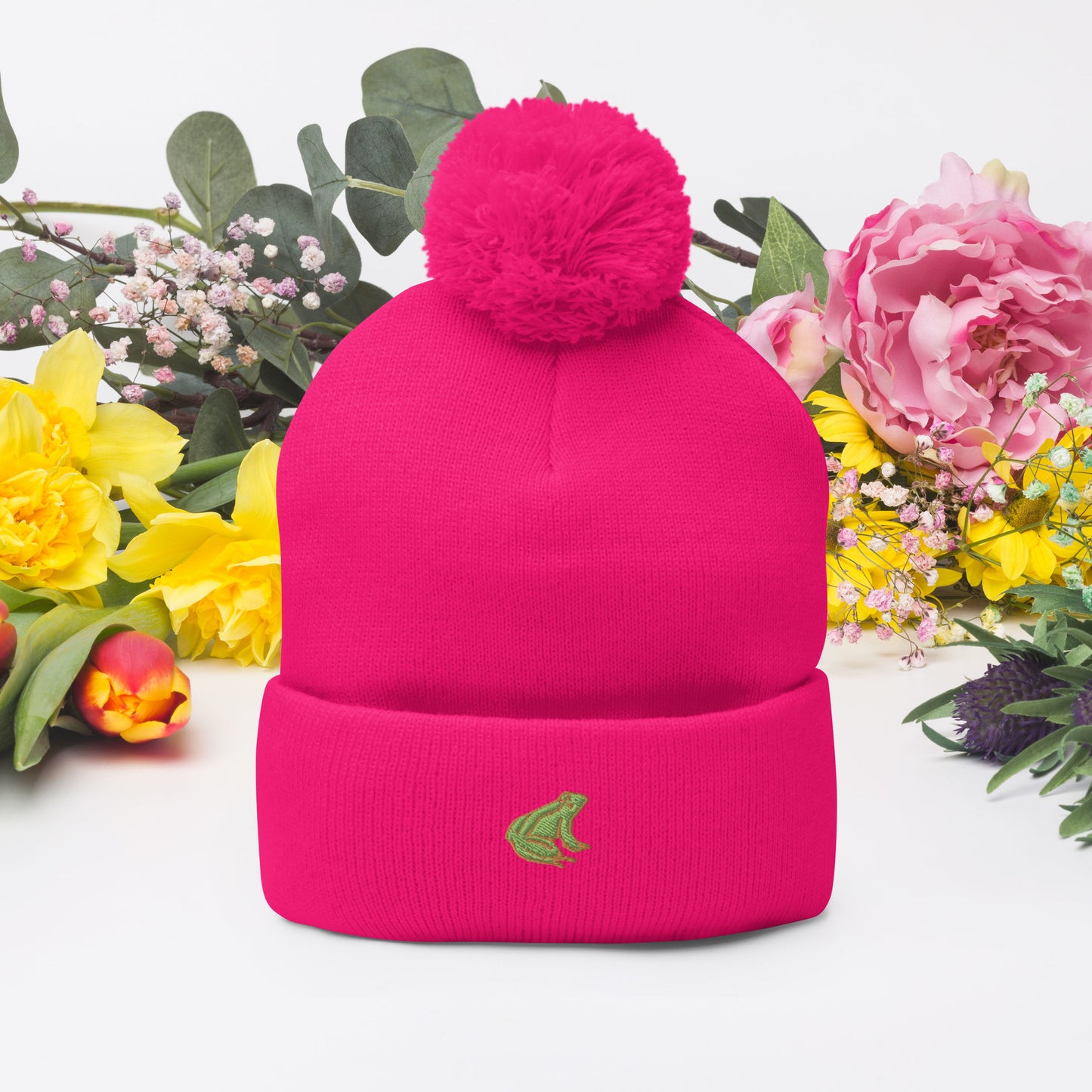 Pom-Pom Beanie - BAB FROG INC