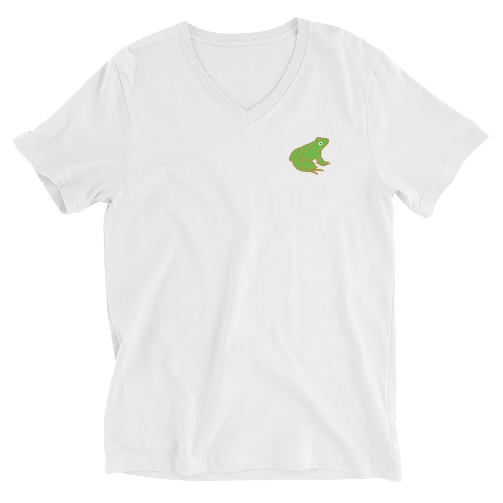 Unisex Short Sleeve V-Neck T-Shirt - BAB FROG INC