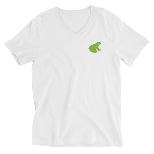 Unisex Short Sleeve V-Neck T-Shirt - BAB FROG INC