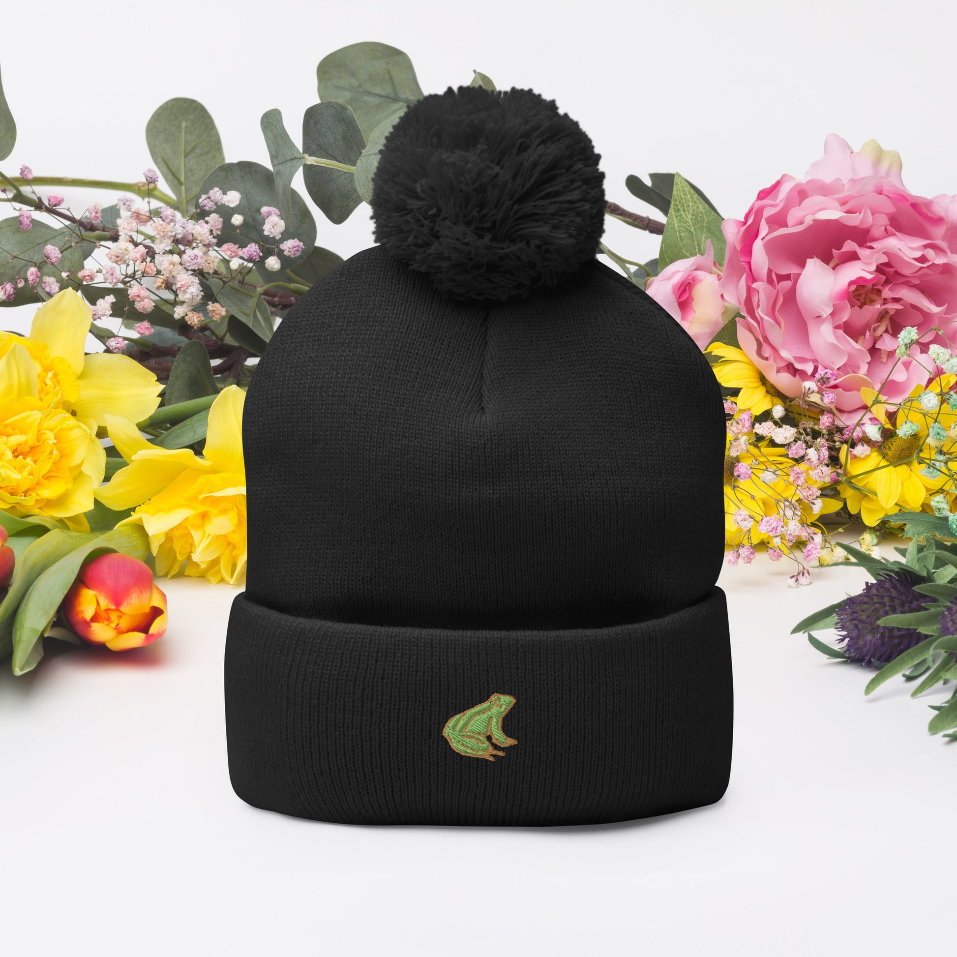 Pom-Pom Beanie - BAB FROG INC