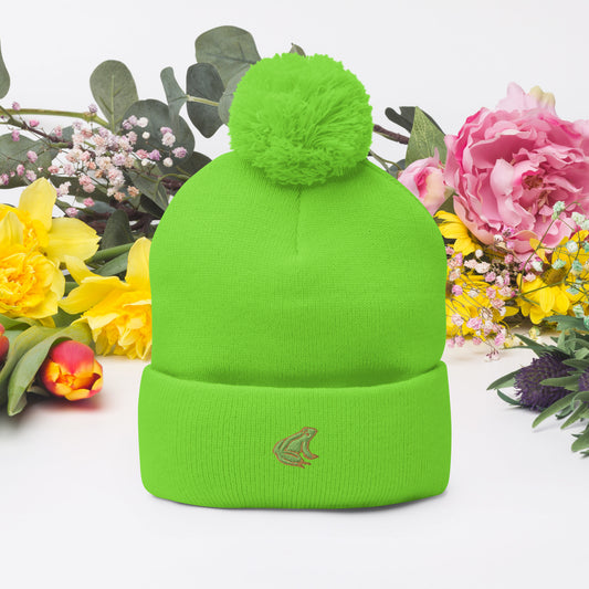 Pom-Pom Beanie - BAB FROG INC